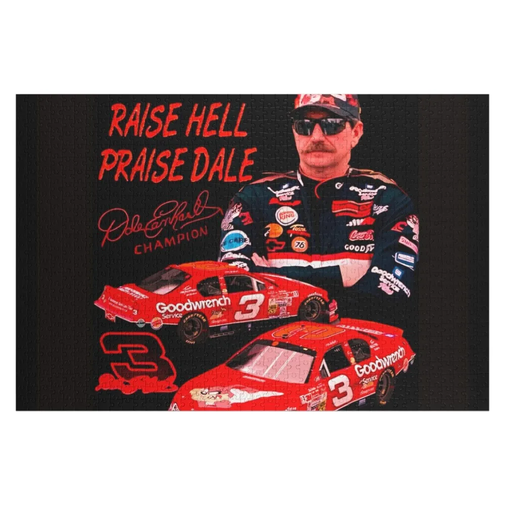

Dale earnhardt Jigsaw Puzzle Custom Wood For Children Custom Kids Toy Customizable Child Gift Puzzle
