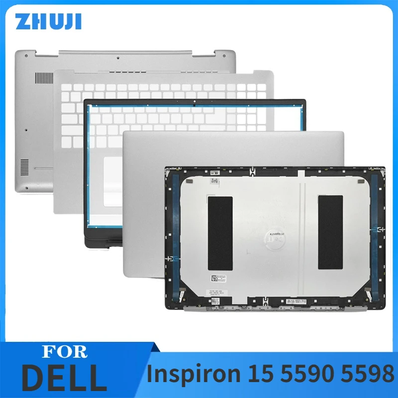 

New Laptop Case For DELL Inspiron 15 5590 5598 LCD Back Cover Front Bezel Hinges Palmrest Bottom Case Top Cover 039T35 39T35