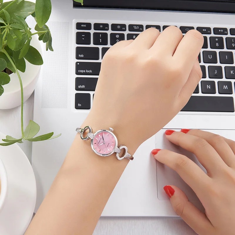 MIGE оригинальные кварцевые женские часы Miyota, водонепроницаемые женские наручные часы, модные часы с бриллиантовым кристаллом и ремешком для женщин