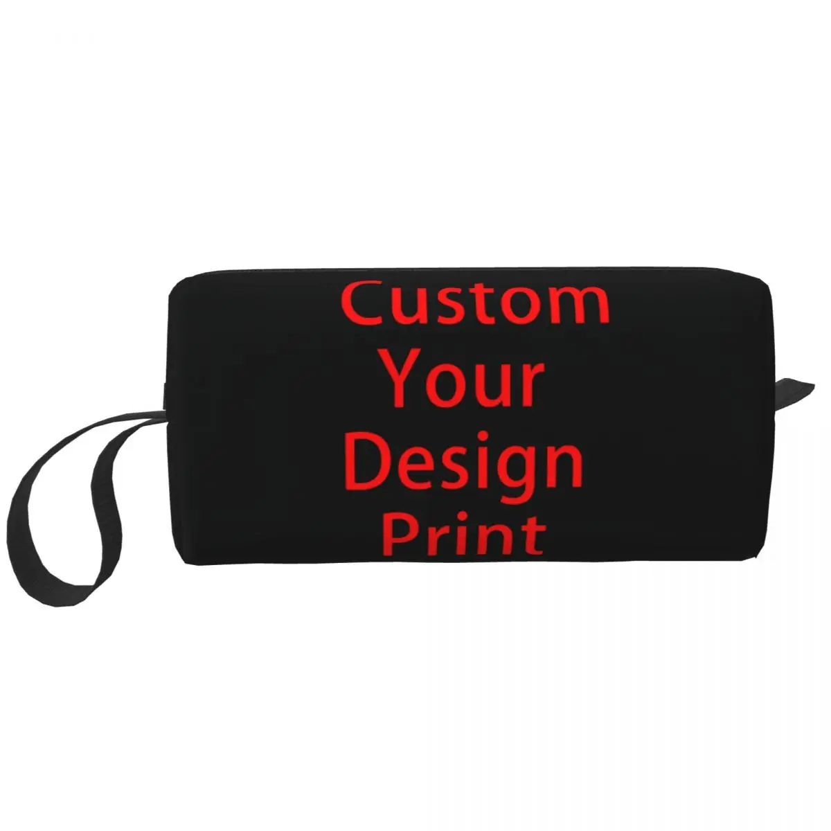 Custom Custom Your Design Toiletry Bag Women Customized Logo Printed Cosmetic Makeup Organizer Lady Beauty Storage Dopp Kit Box