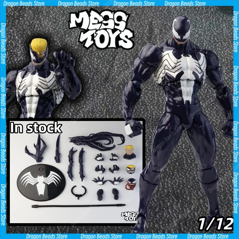 

MESS TOYS-VENOM Symbiote Anime Characters 1/12 High Quality Action Figure Model Toy Collection Gift