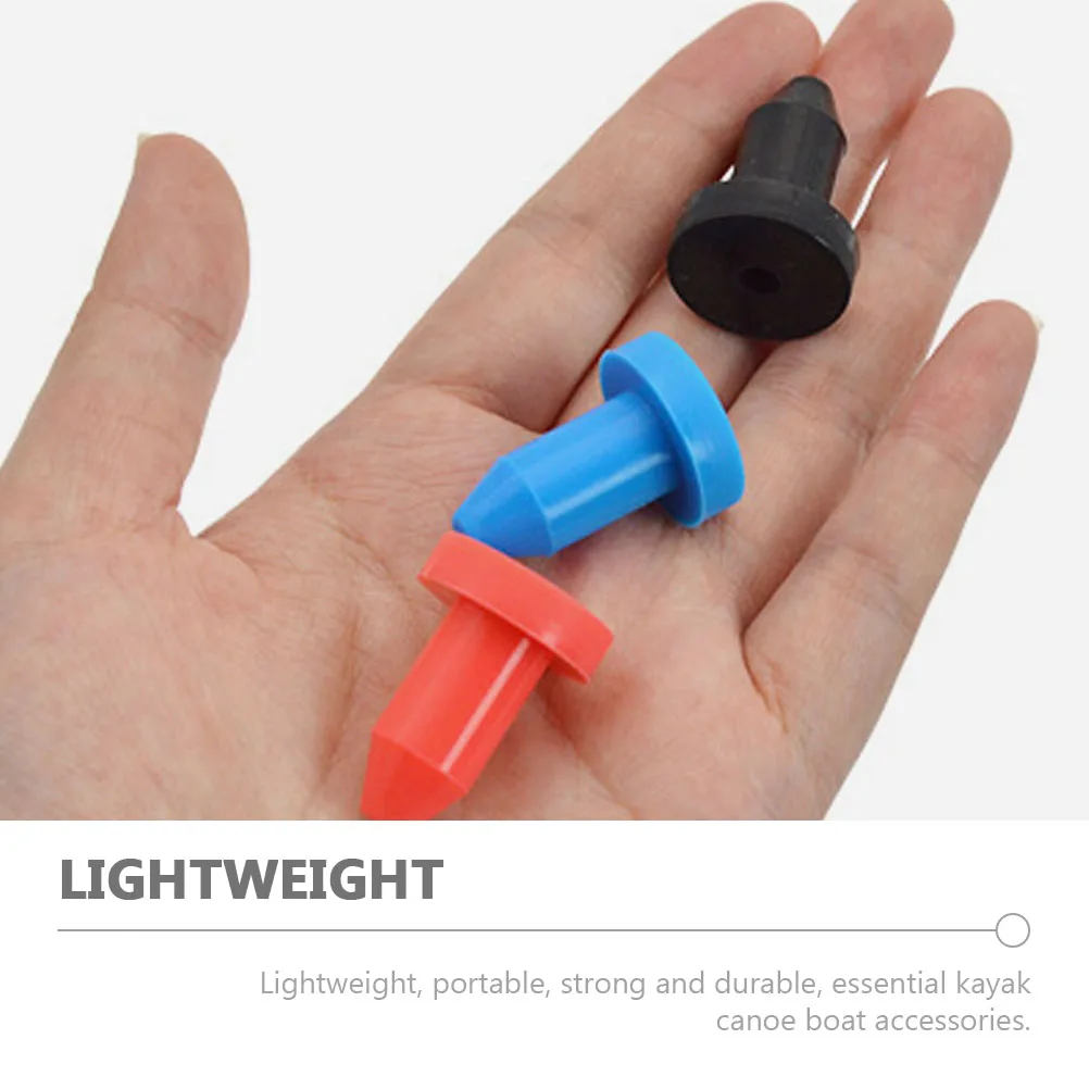 

8pcs Drain Plug Kayak Drainage Rubber Stoppers Waterproof Scupper Plugs Boat Replacement Lightweight Portable Durable