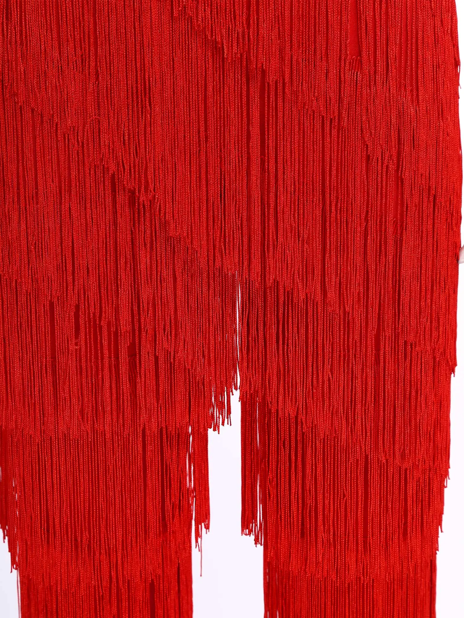 بدلة رقص الجاز اللاتينية للنساء بشرابة ترتر لامعة 70s بدلة رقص تشا تشا تانجو السالسا رومبا لقاعة الرقص لكرنفال الهالوين #5