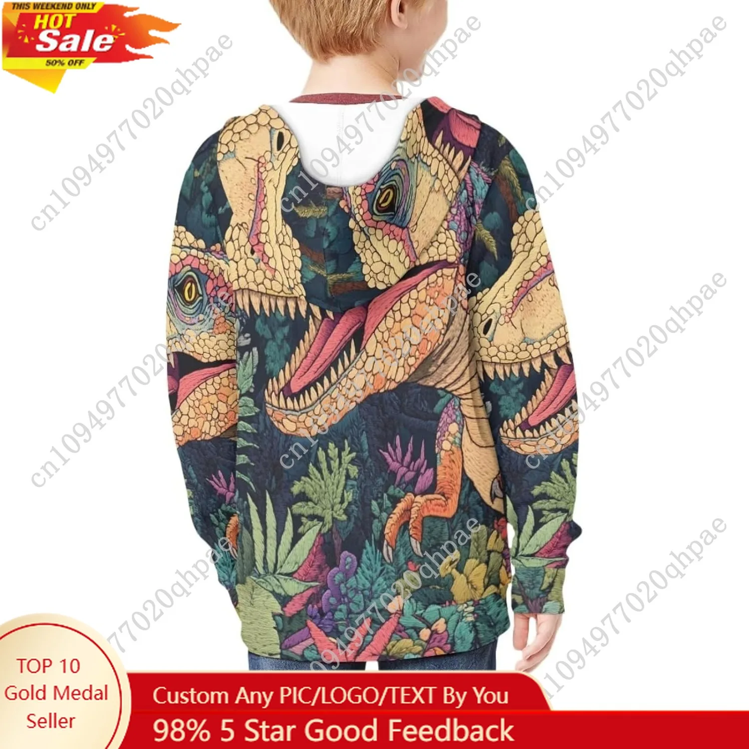 

Fun Graphic Print Hoodie for Boys Athletic Loose Fit Zip Up Hoodies for Boys Hooded Sweatshirts with Pockets