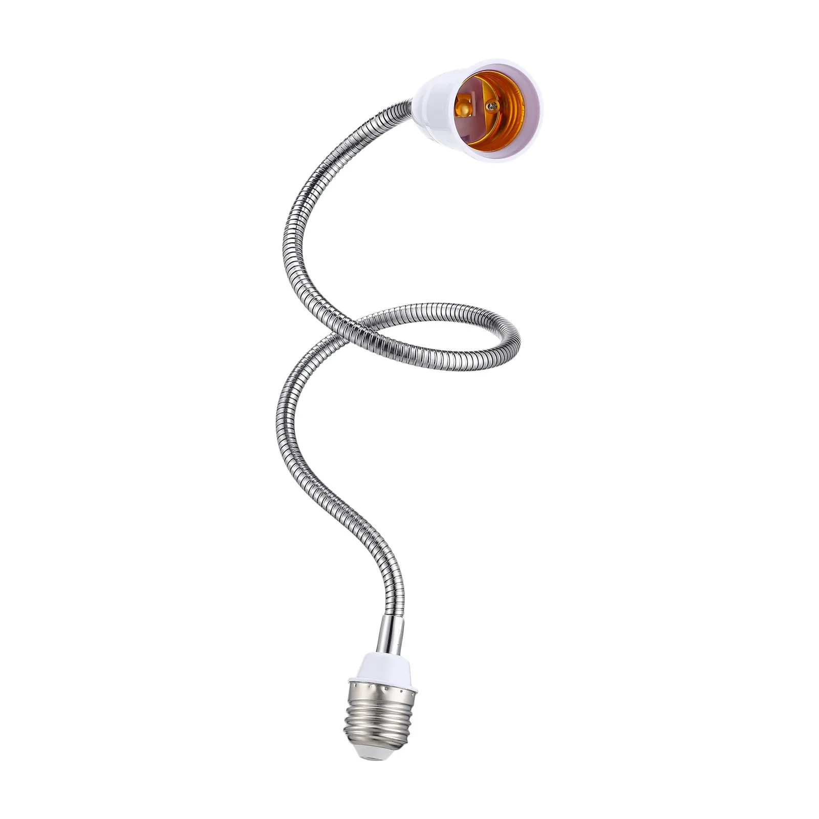 

Гибкий удлинитель для цоколя лампы E27, 60 см, адаптер-переходник для встраиваемых светильников