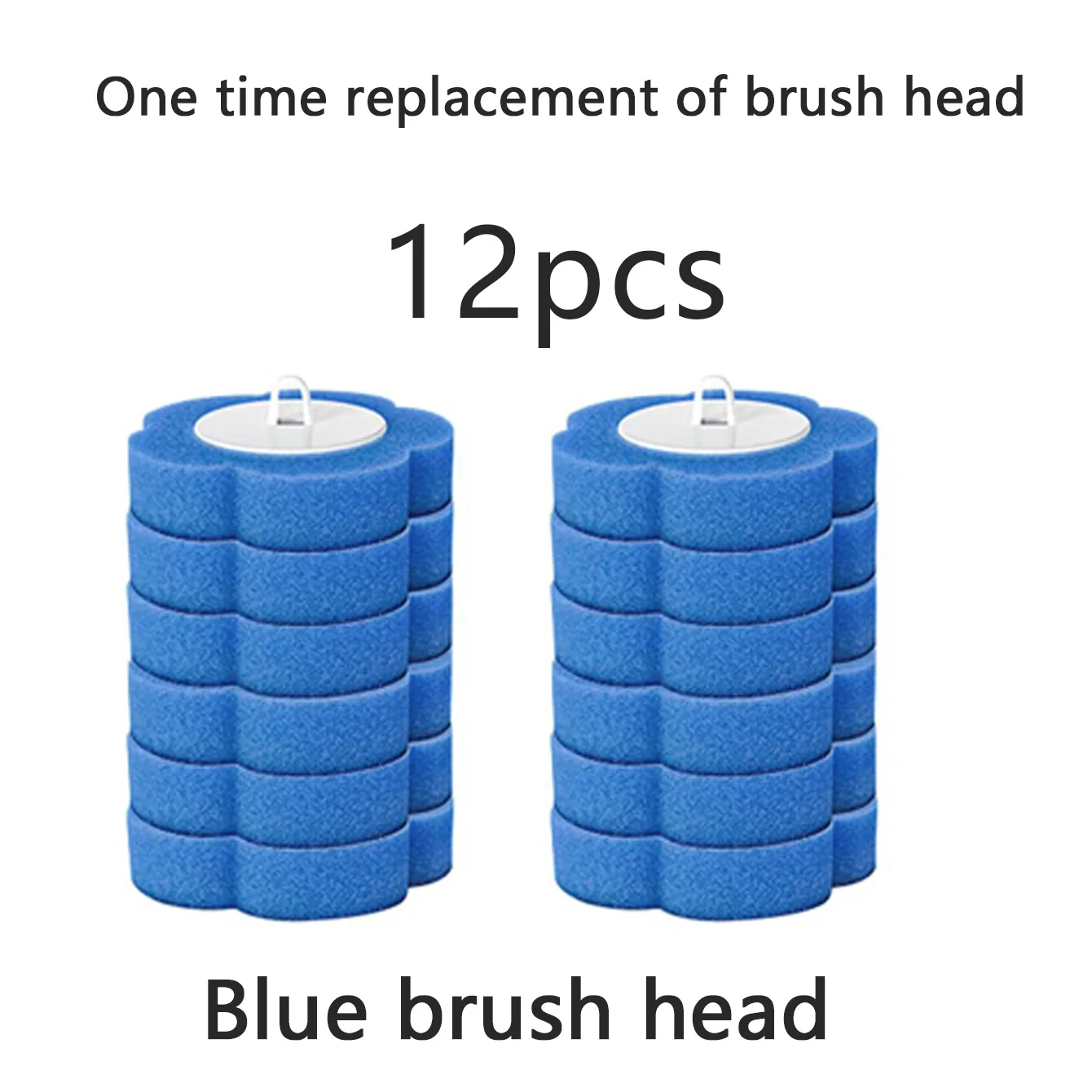 Ensemble de Brosse de Toilette Jetable, Livré avec un Nettoyant pour Toilette, Outil de Nettoyage à Long Manche, Tête de Brosse de Remplacement, Brosse de Nettoyage Stérile