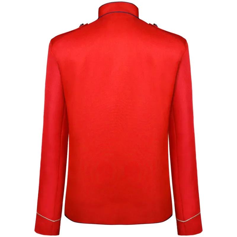 سترة قوطية عتيقة للرجال ، زي أداء القرون الوسطى ، طبال عسكري ستيم بانك جديد من أمازون ، فاسق ، جاكيت للرجال