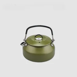 Outdoor Stainless Steel Kettle Portable Travel Camping Teapot Set Picnic Large Capacity Kettle tys