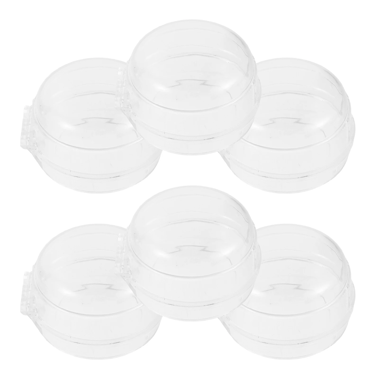 

6Pcs Gas Stove Knob Guards Transparent Heat Resistant Protective Covers Oil Dust Proof Kitchen Stove Protector Universal Fit