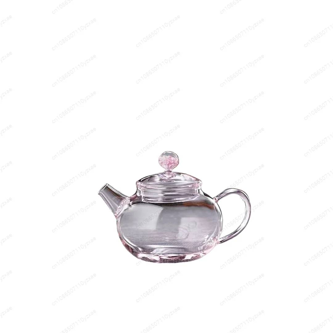 

Small teapot glass bubble teapot mini one person transparent small capacity