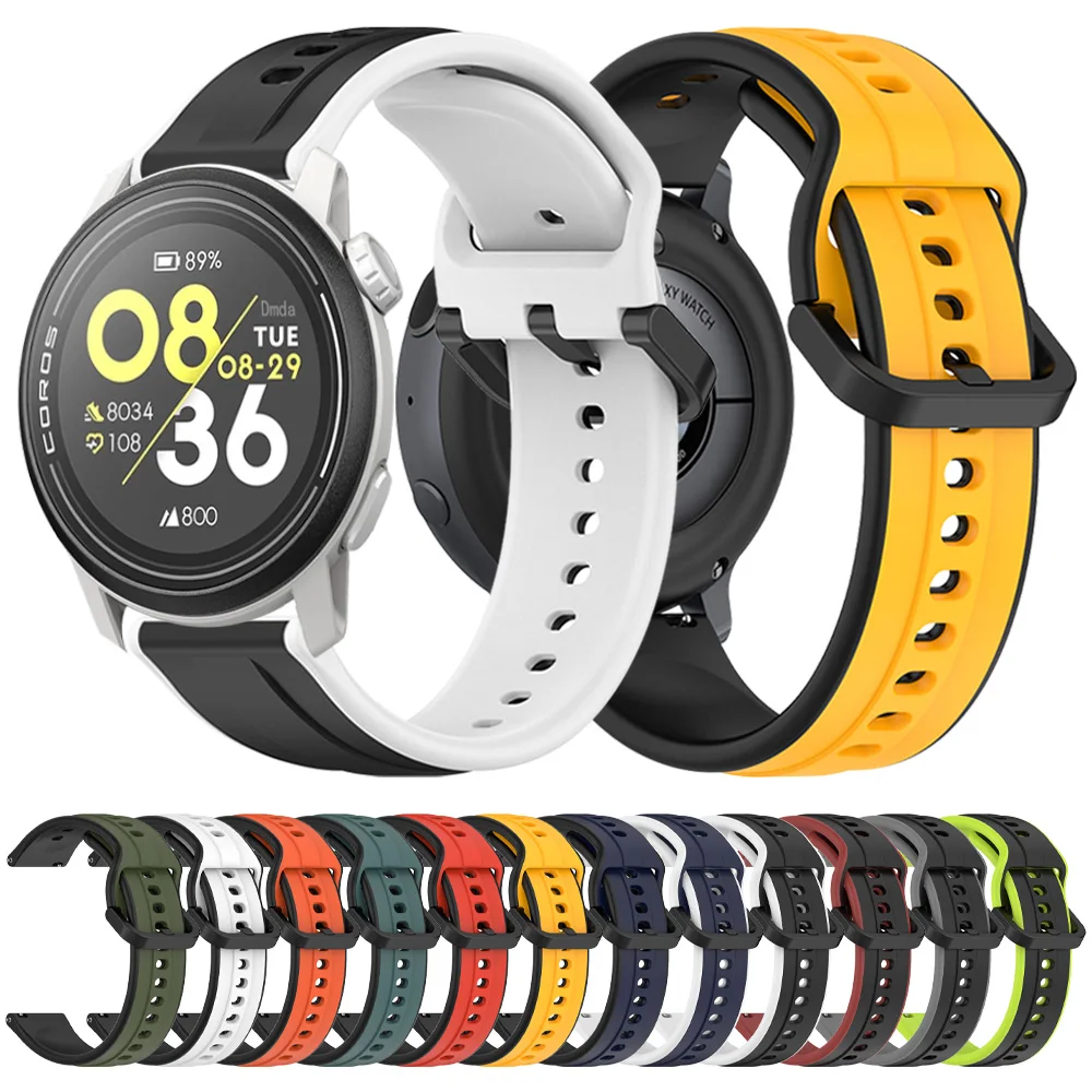 الرياضة 20 مللي متر 22 مللي متر الفرقة ل كوروس بيس 3 حزام ساعة اليد ل كوروس بيس 2/APEX 2Pro 42 مللي متر 46 مللي متر استبدال اكسسوارات سوار السيليكون