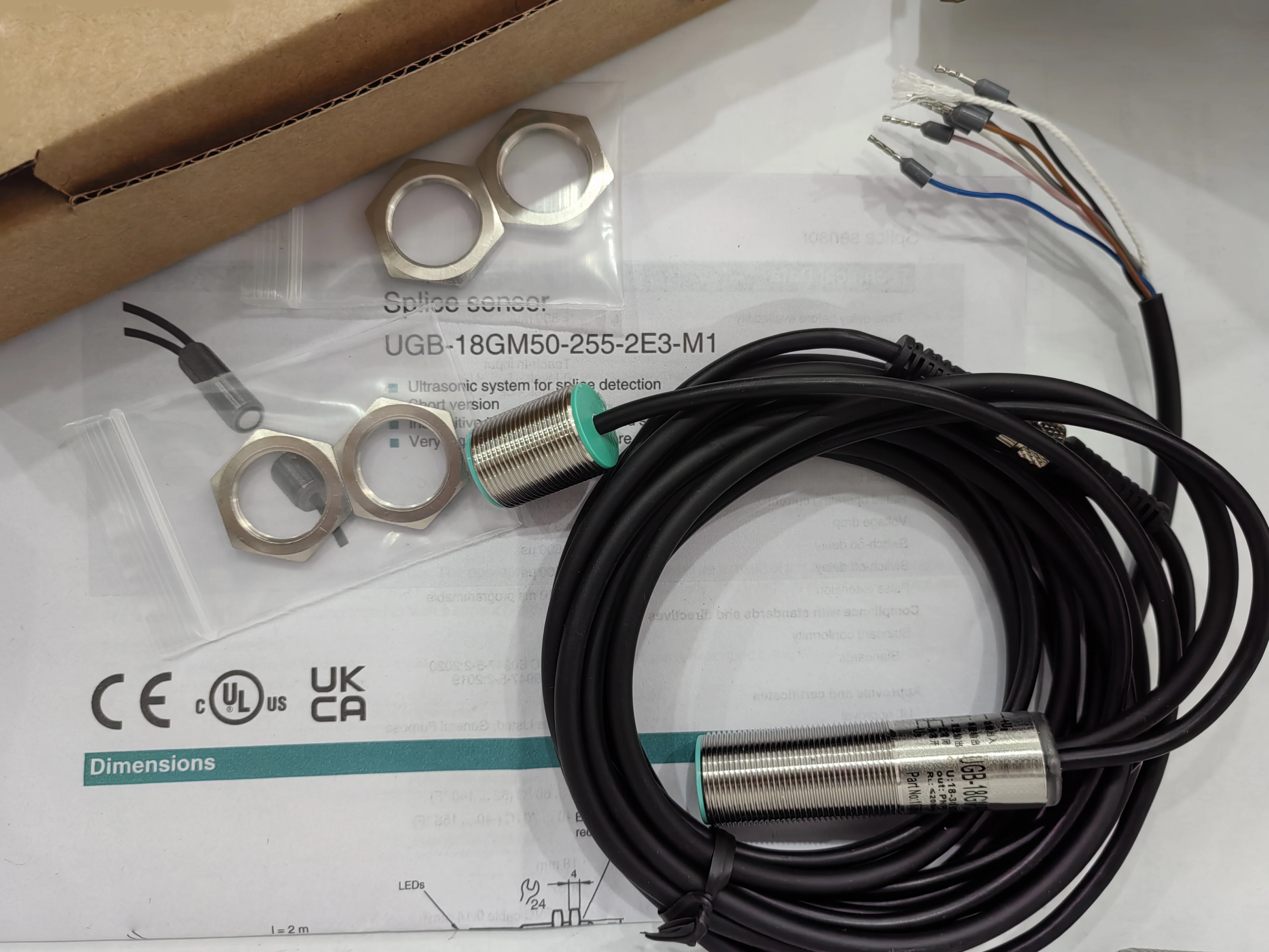 

N-ew stock UGB-18GM50-255-2E3-150MM-V15-Y ultrasonic sensor quality -assu-rance