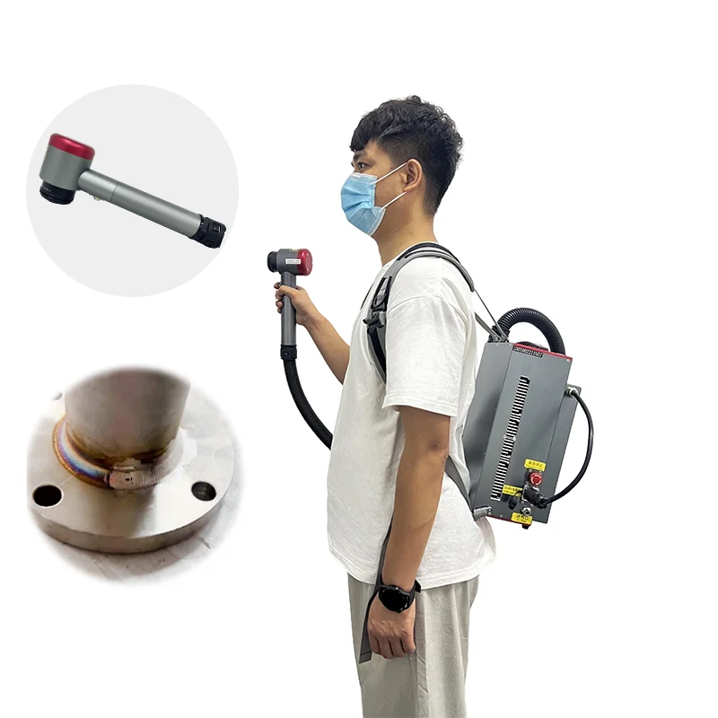 Factory outlet  Low Price Backpack Portable Pulse Laser Cleaning Machine Type Light Weight Pulsed Rust RemovaL