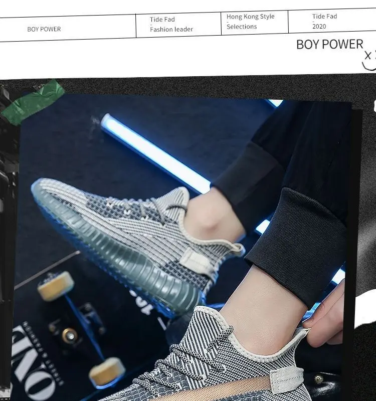 Neue Frühlings- und Herbst-Herrenschuhe aus atmungsaktivem Mesh-Canvas, modische Freizeitsneaker im koreanischen Trend, leichte Wanderschuhe – Detail 1