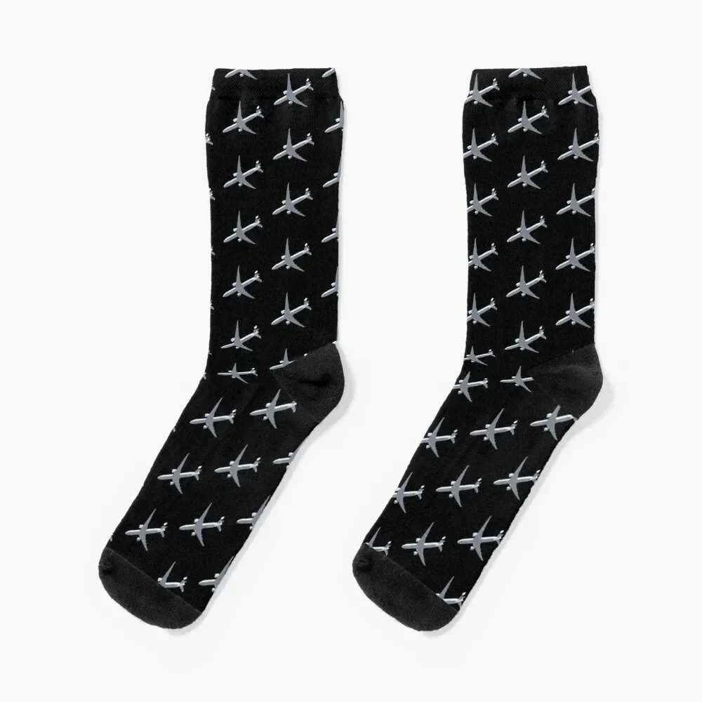 

airplane icon Socks retro tennis Socks For Man Women's