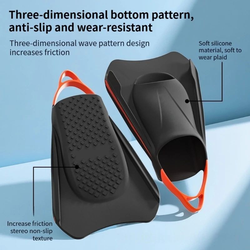New Adult Childrens Swimming Fin Starter Swimming Training Equipment Swimming Fin Comfortable Flexible Scubas Diving Fin