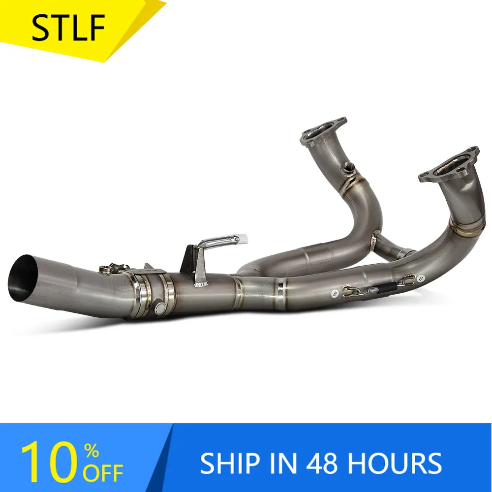 

STLFFor BMWs R1250GS ADV R1250R R1250RS Motorcycle Exhaust Manifold Full Titanium Front Link Pipe Compatible Original Escape Muf
