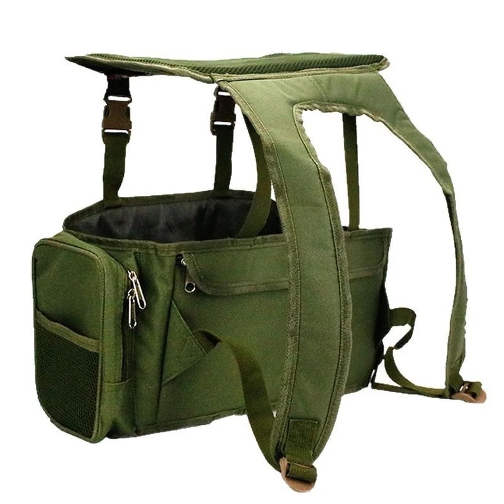 

Зеленый нейлоновый рюкзак для рыбалки, водонепроницаемый, с коробкой 36 л и мягкими лямками, многофункциональный, 40 см, 20 см, 38 см