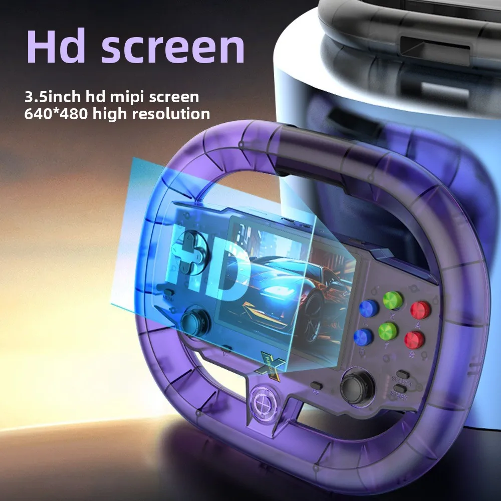 

Портативная игровая консоль SU-10, аркадная игра, экран 3,5 дюйма, крутой руль, мультиэмуляторная форма, портативный портативный 2025