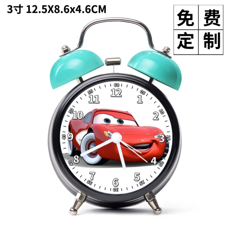 Disney Lightning McQueen voitures Animation dessin animé Mini réveil sonnerie garçon réveil personnalisé cadeau de vacances