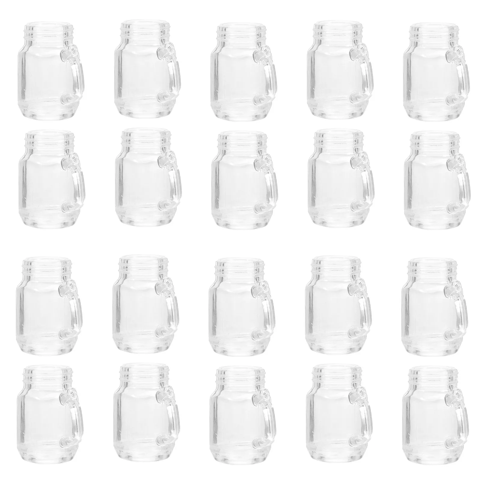 

20 Sets Mini Tea Cups DIY Miniature Plastic Crafting Jewelry Charms Keychain Earrings Mini House Decoration Miniature Cup