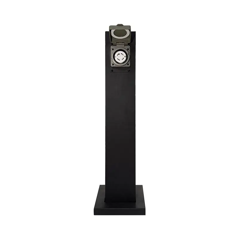 Outdoor power dock socket, waterproof, stainless steel