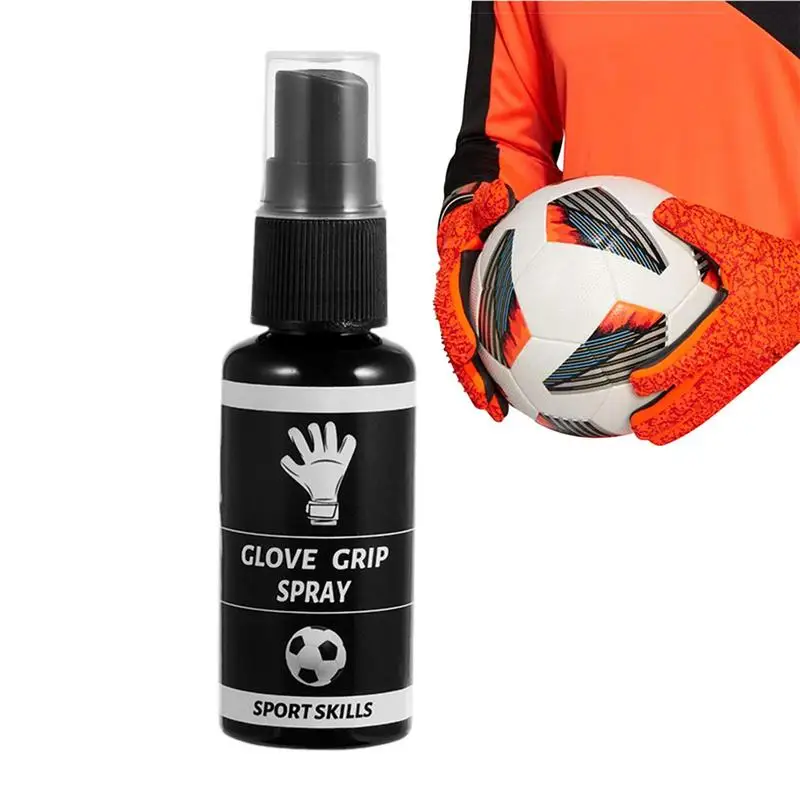 

30ml Goalkeeper Gloves Glue Sticky Spray Grip Booster Football Soccer Baseball Sports Goalkeeper Latex Gloves Anti Slip Spray