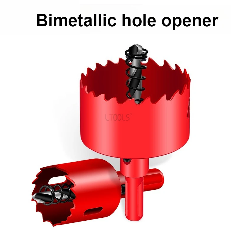 

Woodworking Hole Opener Bimetallic Woodworking Drill Bit Sharp and Durable Suitable for Processing Aluminum Alloy Sheet Metal