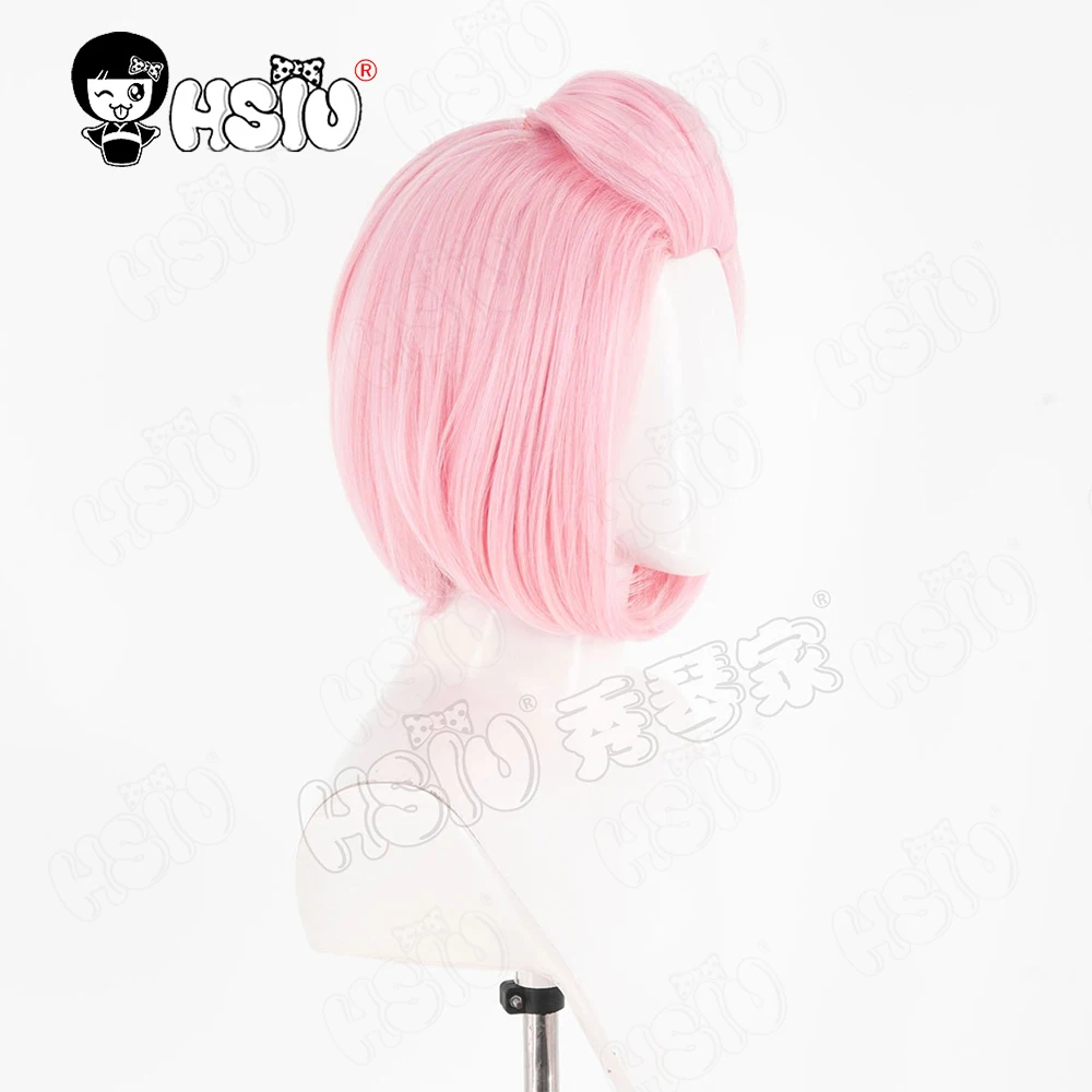 THE POWER Parrucca Cosplay HSIU 30Cm Sakura Rosa Capelli Corti Parrucca Sintetica + Protezione Della Parrucca Anime Card Captor Sakura THE POWER cosplay