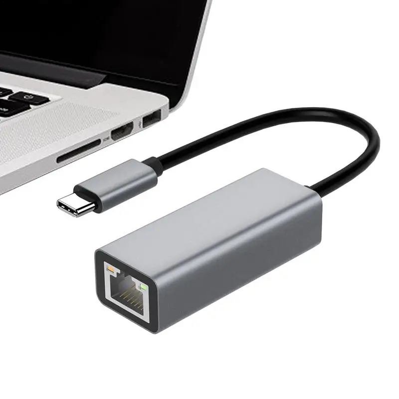 

USB Type C к Ethernet Сетевой адаптер USB Type C Ethernet-адаптер USB Type C Компьютерные сетевые адаптеры для деловых поездок