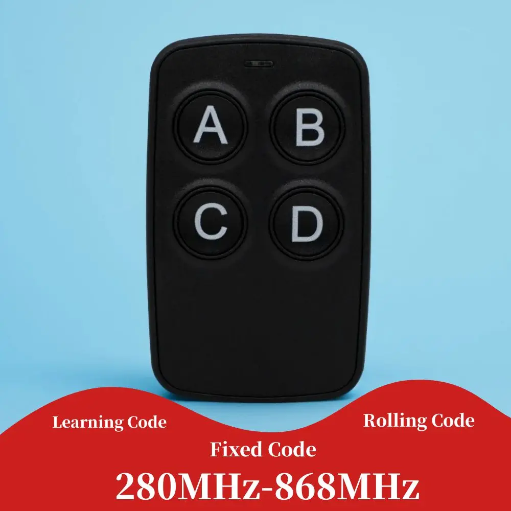 4 in 1 New Universal Multi-frequency 280-868mhz Copier Duplicator Garage Door Remote Control 433.92MHz Rolling Code Gate Keyfob