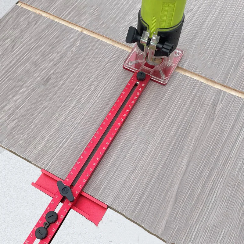 

3 in 1 Router Milling Groove Bracket Woodworking Cutting and Milling Circular Auxiliary Tool Aluminum Router Circle Cutting Jig