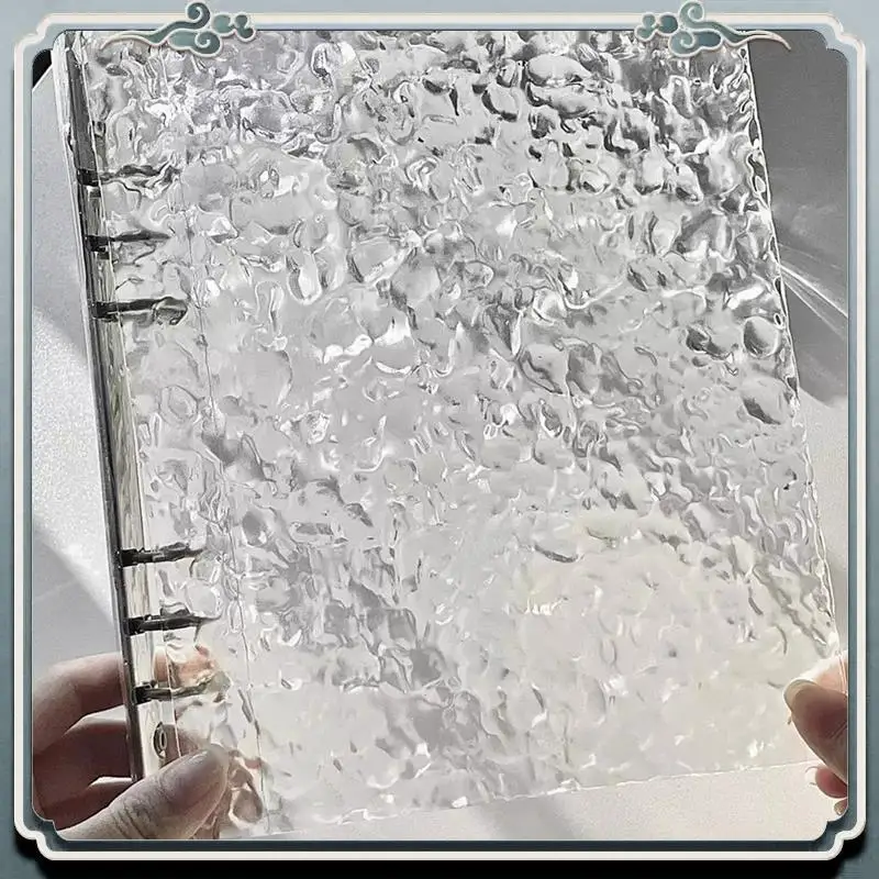 A5 อะคริลิคใสหลวมอัลบั้มรูป 6 อะคริลิคอัลบั้ม Binder Photocard Binder