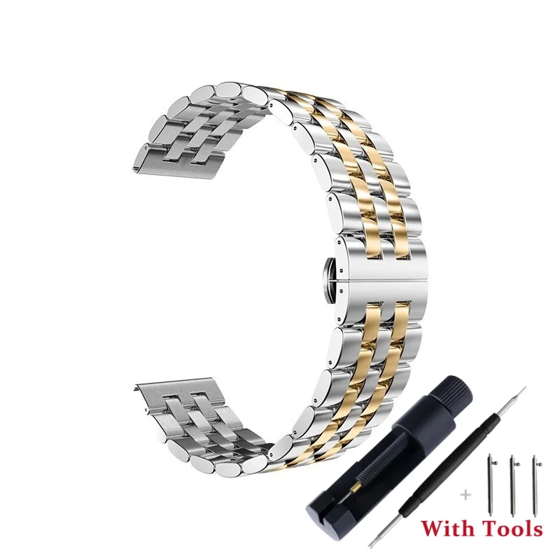 20 mm 22 mm Schnellverschluss-Uhrenarmband aus Edelstahl 304L für universelles wasserdichtes Metall-Uhrenarmband-Ersatzarmband – Detail 11