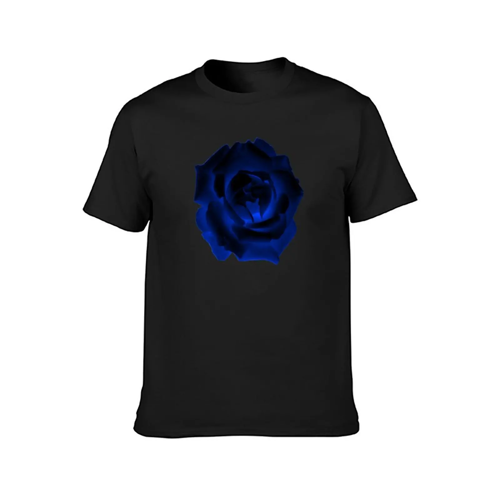 Blue X-Ray Rose T-Shirt sports fans summer clothes vintage summer top men t shirts