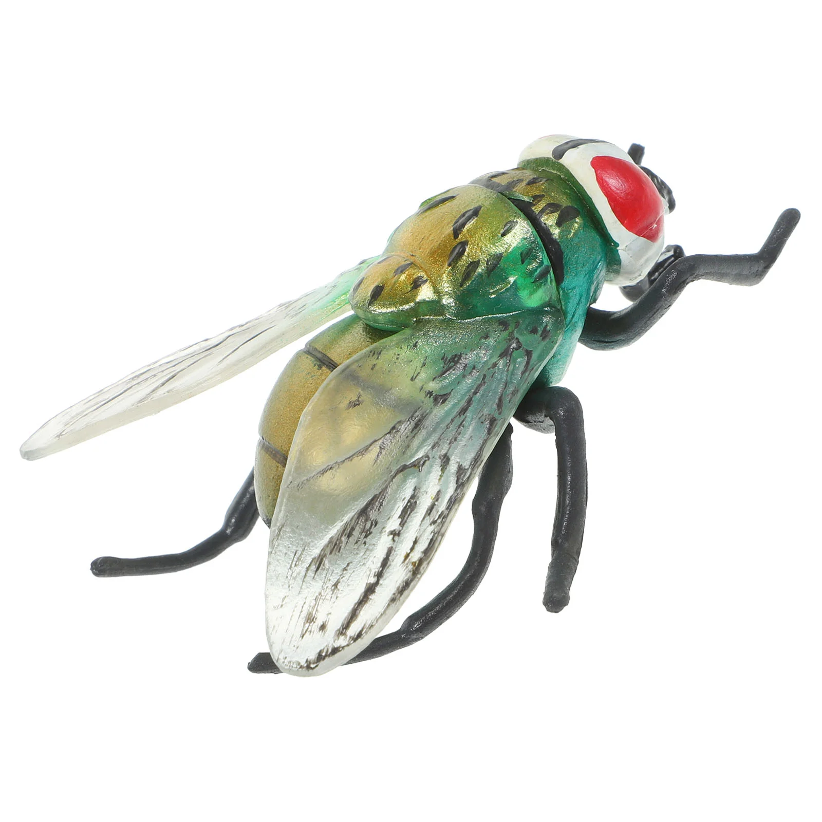 

Puffer Fish Toy Simulation Scary Insects Flight Fly Prop Fake Blowfly Plastic Artificial Toys