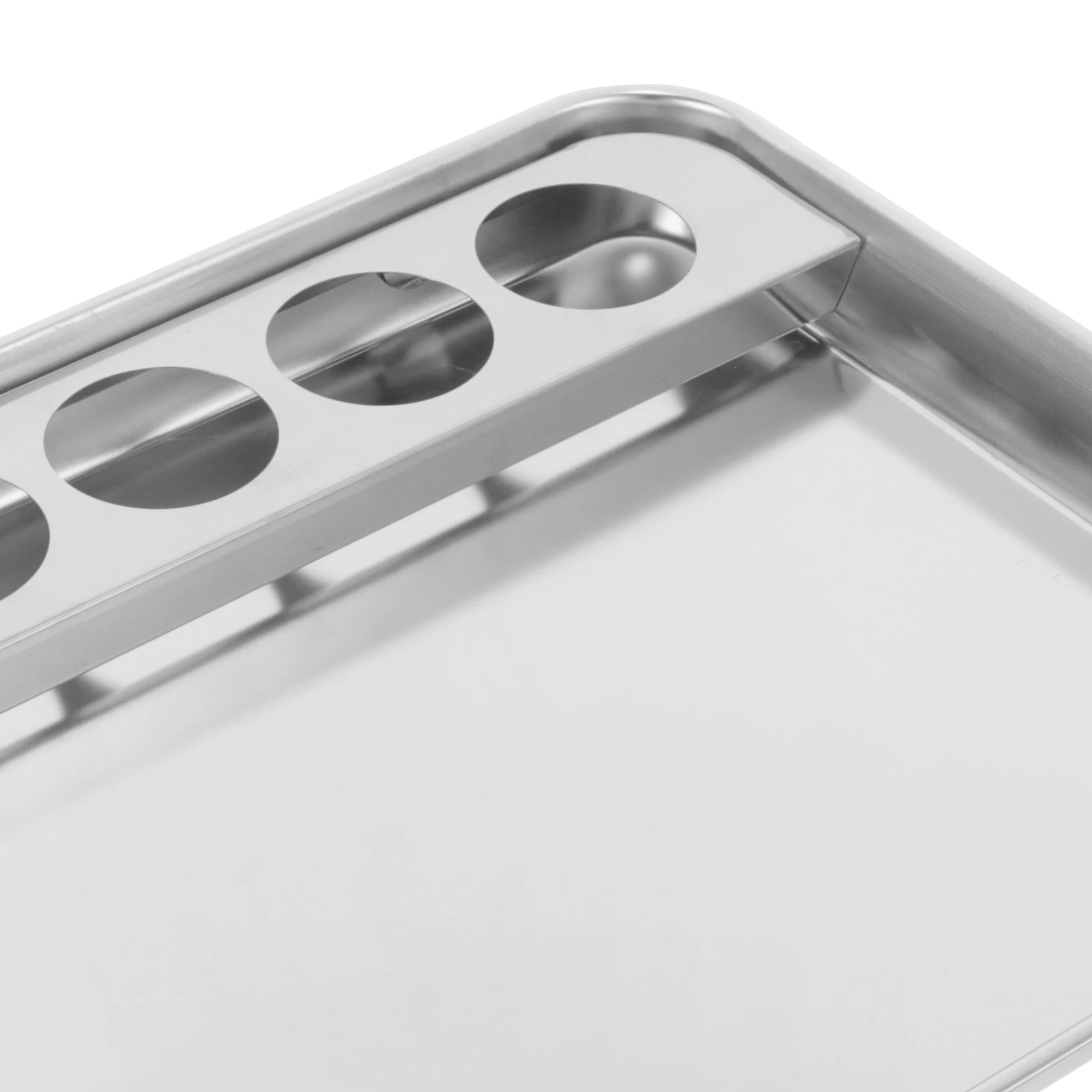 Stainless Steel Therapy Tray Large Size Medical Equipment Clinic Pill Storage Container Rectangular Medicine Tray For Hospital