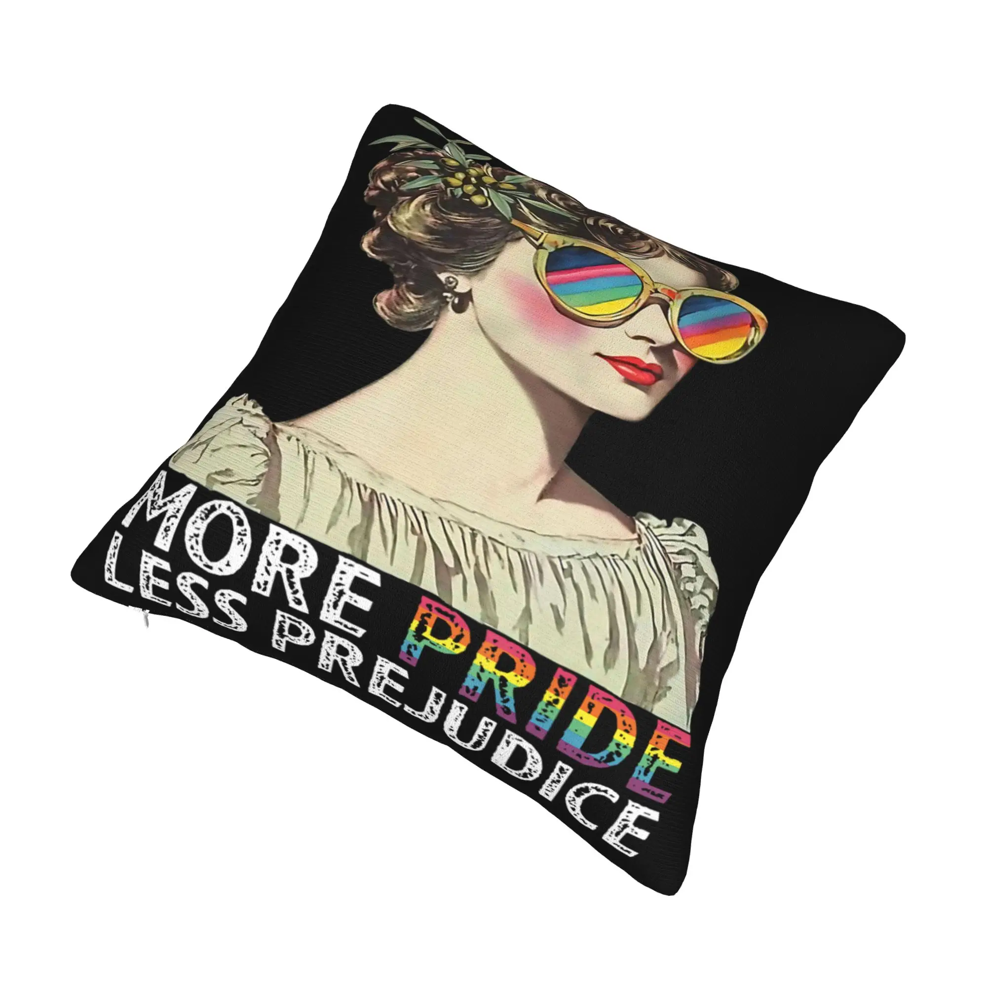 Decorative Pillowcases More Pride Less Prejudice  Stuff Home  Throw Pillow Case Cover Zippered Multiple Sizes