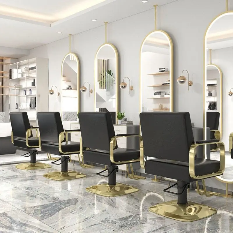 Professional Salon Barber Chair – Height Adjustable Swivel Chair for Haircutting, Perming, Coloring and Styling