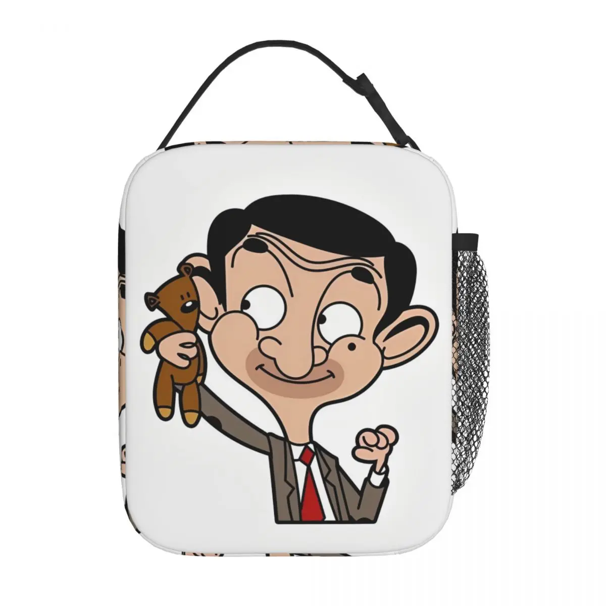 

Mr Beans Cartoon Insulated Lunch Bags High Capacity Meal Container Thermal Bag Tote Lunch Box Beach Picnic Men Women