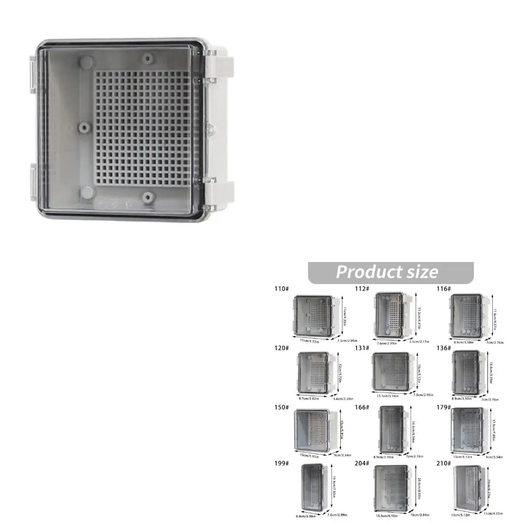  Heavy Duty Plastic Electrical Panel Box Easy Installation Equipment Mounting