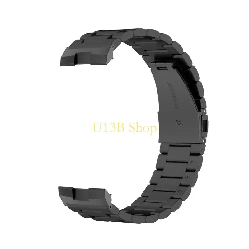 U13b para Cyber ​​Wrist Band Metal Strap Sweat Profof Sweatless Belt Bracelet WatchBand