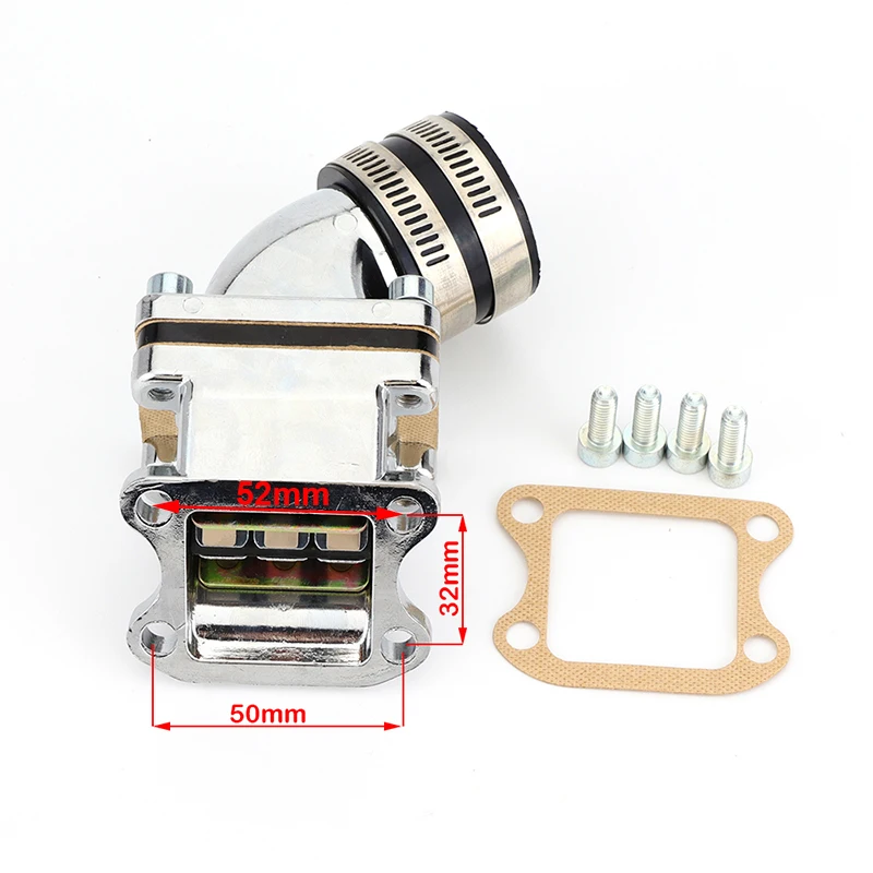 High performance Intake Manifold For DIO-50 DIO 50cc 2 Stroke AF18/27/28 Elite Spree Motorcycle Modification Accessories