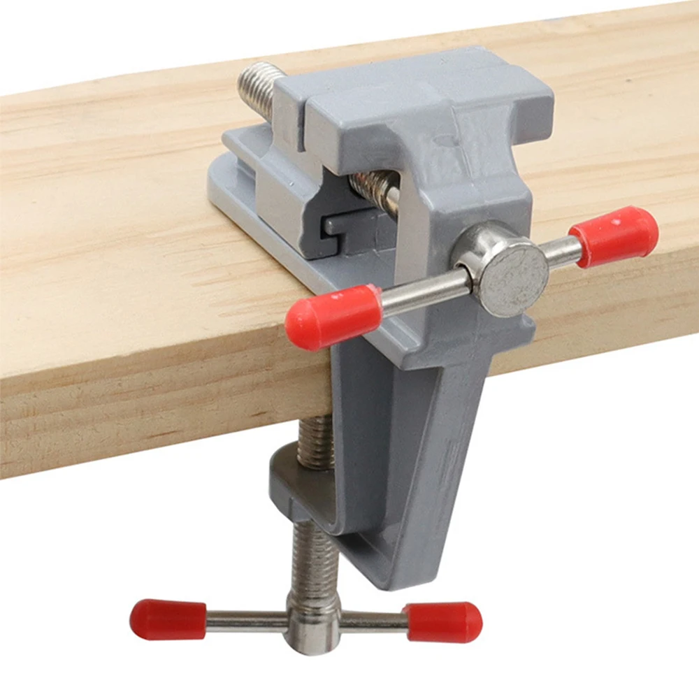 Aluminum Alloy Mini Vise Small Bench Vise DIY Tool Small Bench Vise for DIY Mold Fixing and Repairing