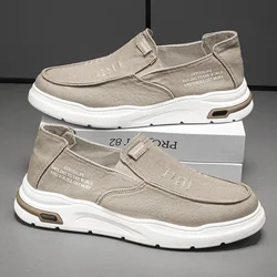 Men Shoes 2024 The New Summer Canvas Shoes Breathable Comfortable Casual Shoes Outdoor  Walking Sneakers  Loafers for Men