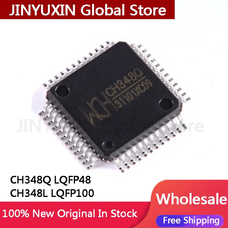 1Pcs CH348Q CH348 LQFP48 CH348L CH348 LQFP100 High speed USB bus adapter chip IC Chip In Stock Wholesale