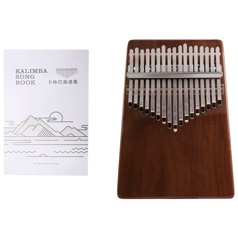 Kalimba Thumb Piano Portable 17-Note Kalimba Thumb Piano Walnut Thumb Piano With Open Holes Kalimba High Quality Finger Piano