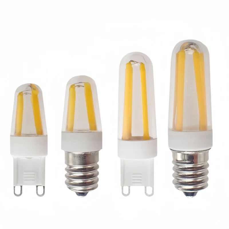 

G9 LED ceramic dimmable light 230V 220V bulb 3W 6W 4 LED filament COB chandelier replaces 30W 60W halogen spotlights