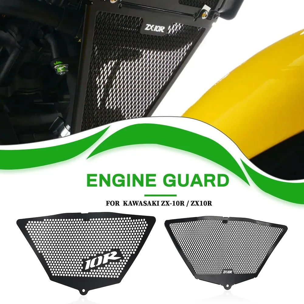 

For Kawasaki ZX-10RR ZX10RR ZX10R ZX-10R ZX 10RR 10R 2018 2019 2020 Radiato Guard Radiator Grille Guard Cover Protector ZX10RR