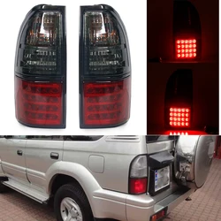 For Toyota Prado Land Cruiser 90 1997-2002 Car Rear LED Light Turn Signal Warning Stop Fog Lamp Tail Light Without halogen bulb